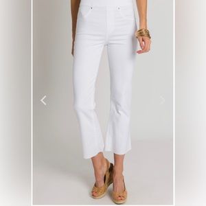 Spanx cropped flare jeans size small